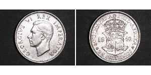 2 1/2 Shilling 南非 (1910 - ) 銀 乔治六世 (1895-1952)
