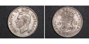 2 1/2 Shilling 南非 (1910 - ) 銀 乔治六世 (1895-1952)