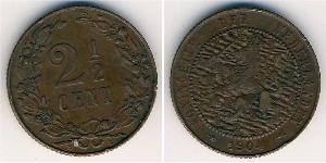 2 1/2 Цент Королівство Нідерланди (1815 - ) Бронза 