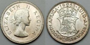 2 1/2 Шилінг Південно-Африканська Республіка (1910 - ) Срібло Єлизавета II (1926-2022)