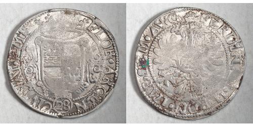 2/3 Thaler Allemagne Argent Ferdinand II du Saint-Empire(1578 -1637)