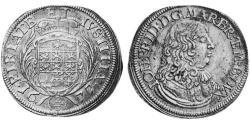 2/3 Thaler Principato di Ansbach (1398–1792) Argento Giovanni Federico di Brandeburgo-Ansbach(1654 – 1686)