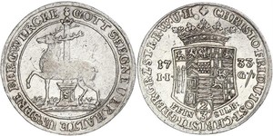 2/3 Thaler Alemania / States of Germany Plata 