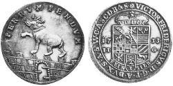 2/3 Thaler Anhalt-Bernburg (1603 - 1863) Silber Viktor II. Friedrich (Anhalt-Bernburg)(1700 – 1765)