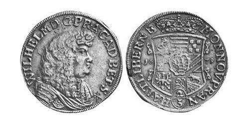 2/3 Thaler Anhalt-Harzgerode (1635–1709) Silber 