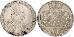2/3 Thaler Fürstentum Ansbach (1398–1792) Silber Karl Wilhelm Friedrich (Brandenburg-Ansbach)(1712 – 1757)