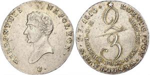 2/3 Thaler Germany Silver 
