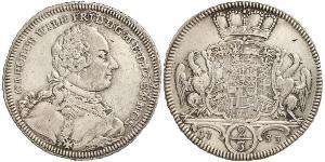 2/3 Thaler Principality of Ansbach (1398–1792) Silver Charles William Frederick, Margrave of Brandenburg-Ansbach (1712 – 1757)