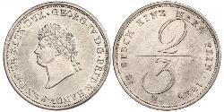 2/3 Thaler States of Germany Silver 