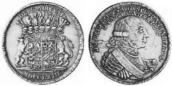 2/3 Thaler Principality of Anhalt-Zerbst (1544 - 1796) 銀 Frederick Augustus, Prince of Anhalt-Zerbst (1734 – 1793)