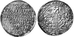 2/3 Талер Ангальт-Кётен (1603 -1853) Серебро 