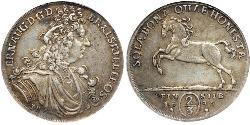 2/3 Талер Германия Серебро Ernest August (1629 - 1698)
