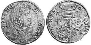2/3 Талер Anhalt-Harzgerode (1635–1709) Срібло 