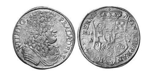 2/3 Талер Anhalt-Harzgerode (1635–1709) Срібло 