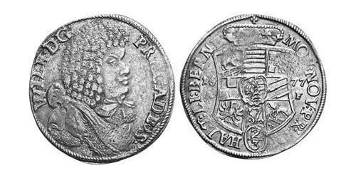 2/3 Талер Anhalt-Harzgerode (1635–1709) Срібло 