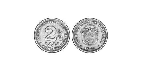 2.5 Centesimo Panama Cuivre/Nickel 