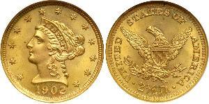 2.5 Dollar USA (1776 - ) Gold 