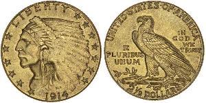 2.5 Dollar USA (1776 - ) Gold 