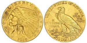 2.5 Dollar Vereinigten Staaten von Amerika (1776 - ) Gold 