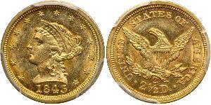 2.5 Dollar Vereinigten Staaten von Amerika (1776 - ) Gold 