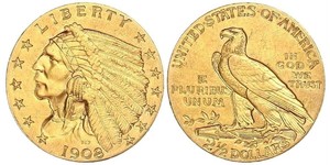 2.5 Dollar Vereinigten Staaten von Amerika (1776 - ) Gold 