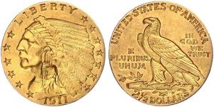 2.5 Dollar Vereinigten Staaten von Amerika (1776 - ) Gold 