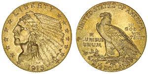 2.5 Dollar Vereinigten Staaten von Amerika (1776 - ) Gold 