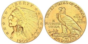 2.5 Dollar Vereinigten Staaten von Amerika (1776 - ) Gold 