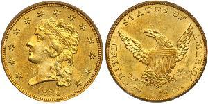 2.5 Dollar Vereinigten Staaten von Amerika (1776 - ) Gold 