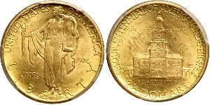 2/5 Dollar Vereinigten Staaten von Amerika (1776 - ) Gold 