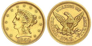 2.5 Dollar Vereinigten Staaten von Amerika (1776 - ) Gold 