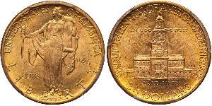 2/5 Dollar Vereinigten Staaten von Amerika (1776 - ) Gold 