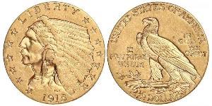 2.5 Dollar Vereinigten Staaten von Amerika (1776 - ) Gold 