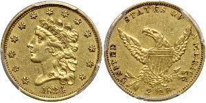 2.5 Dollar Vereinigten Staaten von Amerika (1776 - ) Gold 