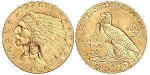 2.5 Dollar Vereinigten Staaten von Amerika (1776 - ) Gold 