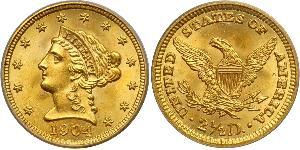 2.5 Dollar États-Unis d