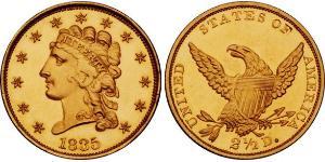 2.5 Dollar 美利堅合眾國 (1776 - ) 金 