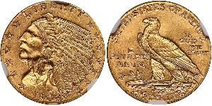 2.5 Dollar 美利堅合眾國 (1776 - ) 金 