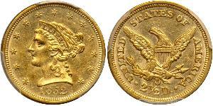 2.5 Dollar 美利堅合眾國 (1776 - ) 金 
