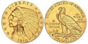 2.5 Dollar 美利堅合眾國 (1776 - ) 金 
