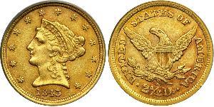 2.5 Dollar 美利堅合眾國 (1776 - ) 金 