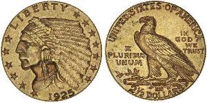 2.5 Dollar 美利堅合眾國 (1776 - ) 金 