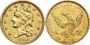 2.5 Dollar 美利堅合眾國 (1776 - ) 金 