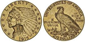 2.5 Dollar 美利堅合眾國 (1776 - ) 金 