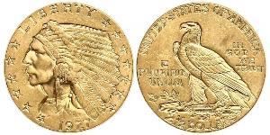 2.5 Dólar Estados Unidos de América (1776 - ) Oro 