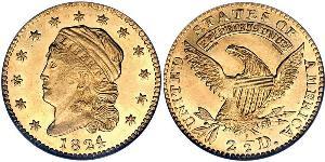 2.5 Dólar Estados Unidos de América (1776 - ) Oro 