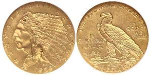 2.5 Dólar Estados Unidos de América (1776 - ) Oro 