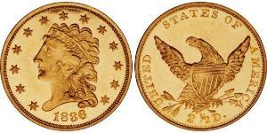 2.5 Dólar Estados Unidos de América (1776 - ) Oro 