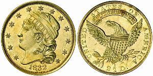 2.5 Dólar Estados Unidos de América (1776 - ) Oro 