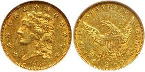 2.5 Dólar Estados Unidos de América (1776 - ) Oro 